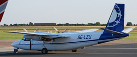 SE-LZU at LFRK 20130822 | Aero Commander 690A