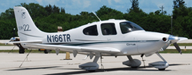 N166TR at KMTH 20140801 | Cirrus Design Corp SR22