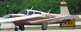 N231AF at KMTH 20140801 | Mooney 20K Model 231