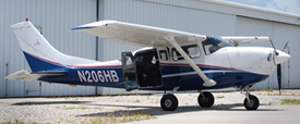 N206HB at KMTH 20140801 | Cessna 206H Stationair