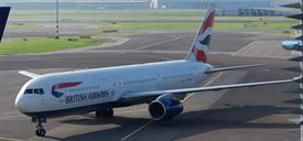 G-BZHA  at EHAM 20160807 | Boeing 767-336ER