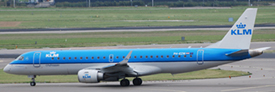 PH-EZW at EHAM 20160813 | Embraer ERJ 190STD