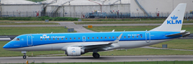 PH-EZE at EHAM 20160813 | Embraer ERJ 190STD