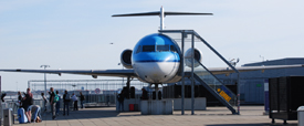 PH-OFE at EHAM 20220418 | Fokker 100