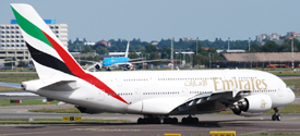 A6-EOU at EHAM 20220617 | Airbus A380-861