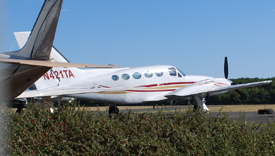 N421TA at EDFE 20220806 | Cessna 421C Golden Eagle III