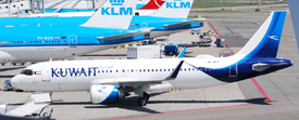 9K-AKO at EHAM 20230708 | Airbus A320-251n